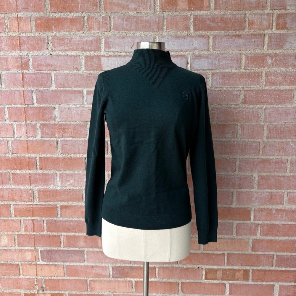 Samshield Premium Line Lidia Pullover Women's L Evergreen Equestrian Merino Wool